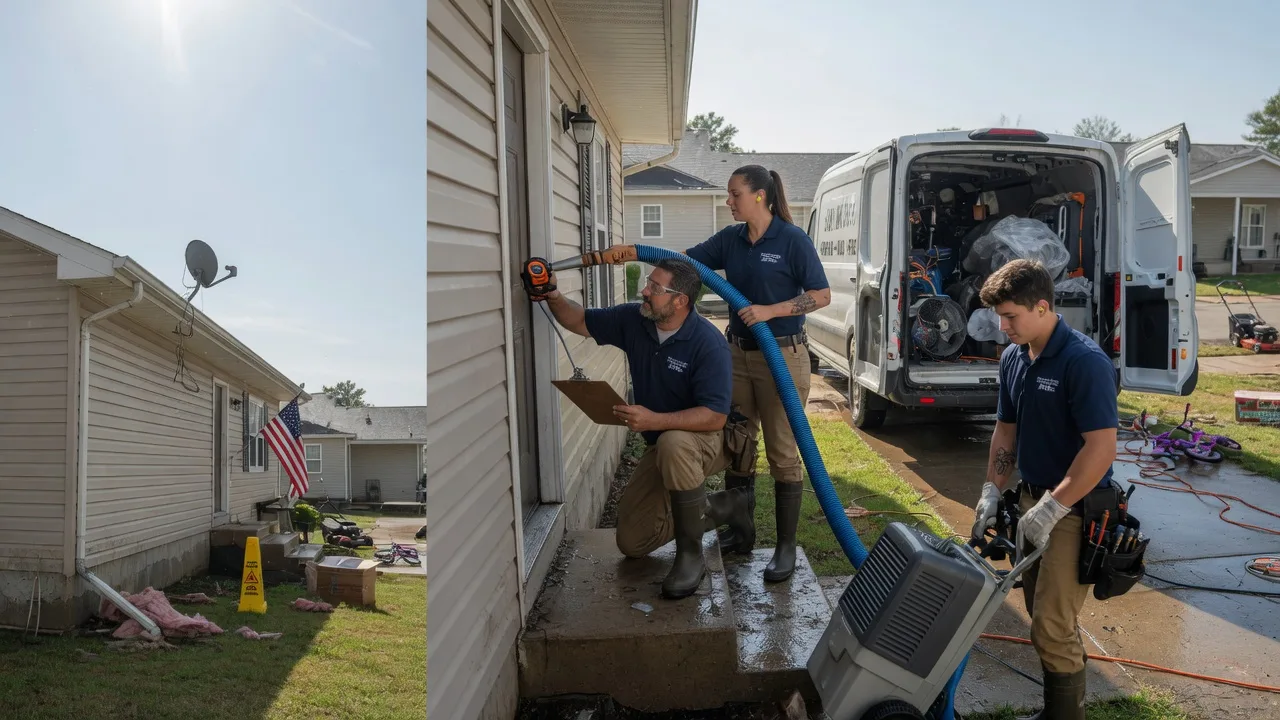 Ceiling Water Damage Restoration in Dover, DE near me